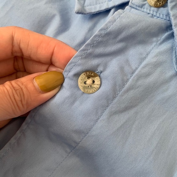 Columbia sportswear heat gear fishing gear light blue Sz XL - Picture 8 of 11